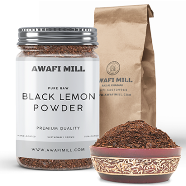Awafi Mill Black Lemon Powder Dried Lime Powder 100gm